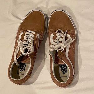 Brown “old skool vans”